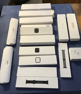 Collection Of Genuine Apple Watch Boxes - Full Boxes, Straps, Cases etc + AirPod - Picture 1 of 12