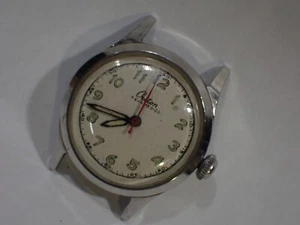 1030 ABNC Croton Aquamedico 17 Jewel Men's Manual Wind Wristwatch Runs Stainless - Picture 1 of 8
