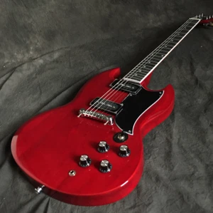 Custom SG Electric Guitar Red P90 Pickups Bone Nut Mahogany Body Fast Delivery - Picture 1 of 8
