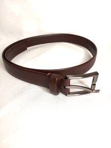 Kenneth Cole Reaction brown leather belt - sz. 38 - excellent - Picture 1 of 6
