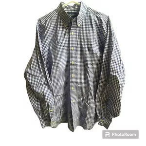 Ralph Lauren Classic Fit Blue Plaid Button Down Dress Shirt Long Sleeve - Picture 1 of 6