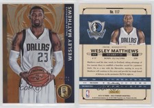 2015-16 Panini Gold Standard AU /79 Wesley Matthews #117