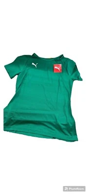PUMA WOMENS Liga DryCell Jersey Sport Training Tee green M - Image 1 of 4