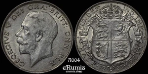 Great Britain, George V, Halfcrown 1923, aUNC - Picture 1 of 6