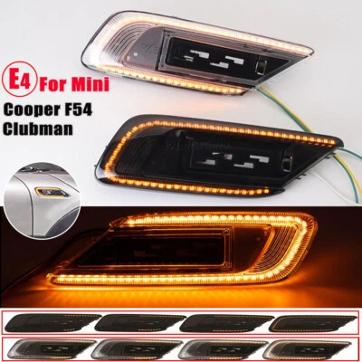 Luz marcadora lateral dinámica LED 2 piezas para Mini Cooper F54 Clubman 2015 2016-2020 Foto 1 de 4