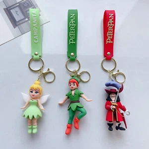 3PCS Peter Pan Keychain Cartoon Keychains Backpack Key Chain Charms Accessorie - Picture 1 of 5