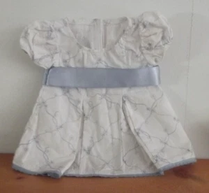 Completo American Girl Bitty Baby Blooms 2009 BIANCO/BLU - Foto 1 di 7