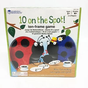 Learning Resources 10 on the Spot Ten Frame Educational Maths Game New & Sealed - Picture 1 of 6