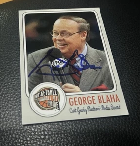 George Blaha Signed Custom Card 2025 Basketball Hall Of Fame Media - Picture 1 of 1