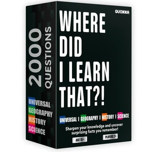 Juego de Cartas Trivia con 2000 Preguntas en Geografía, Historia, Ciencia y Gen... - Imagen 1 de 8
