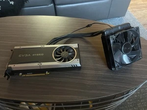 EVGA GTX 1070 Hybrid Liquid Cooled Graphics Card - Picture 1 of 5