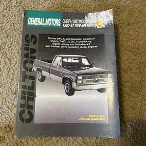 Manual de reparación Chilton 8577 para camionetas Chevrolet GMC tamaño completo 1980-1987 - Imagen 1 de 2