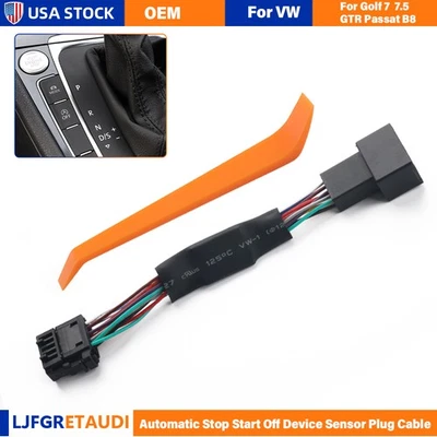 Automatic Start Stop Engine System Control Cable Delet Canceller Eliminator Plug Foto 1 de 4