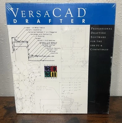 Vintage 1992 VersaCAD DrafterSoftware 7.03 For MS-DOS IBM PC RARE - Image 1 of 4
