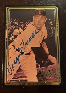 1992 Action Packed Virgil Trucks signed autographed card #20 Detroit Tigers - Picture 1 of 1