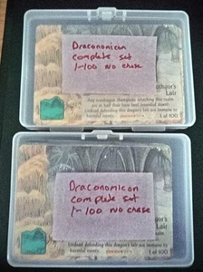 TSR Spellfire CCG Draconomicon Booster Set Complete 1-100 no chase - Picture 1 of 9