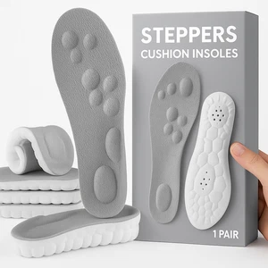 Steppers Comfort Boosting Massage Insoles for Heel & Plantar Fasciitis - Picture 1 of 18