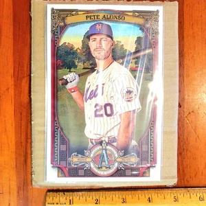 Oversized 2025 Topps ALLEN & GINTER Pete Alonso AGBL-12 4.25x6.5" Boxloader NM+ - Picture 1 of 2