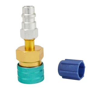 R1234YF to R134A Low Side Quick Coupler Fitting Adapter For Car Air Conditioner - Picture 1 of 12