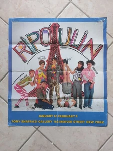 RARo Poster Ripoulin originale 1985 Tony Shafrazi NYC Street Pop Art CULT! 80'S - Picture 1 of 11