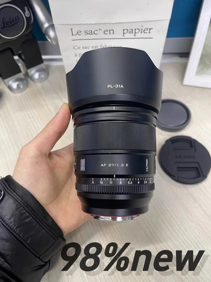 VILTROX 27毫米F1.2专业镜头-98%全新自动对焦适用于索尼E卡口相机 — 第 1/4 张图片