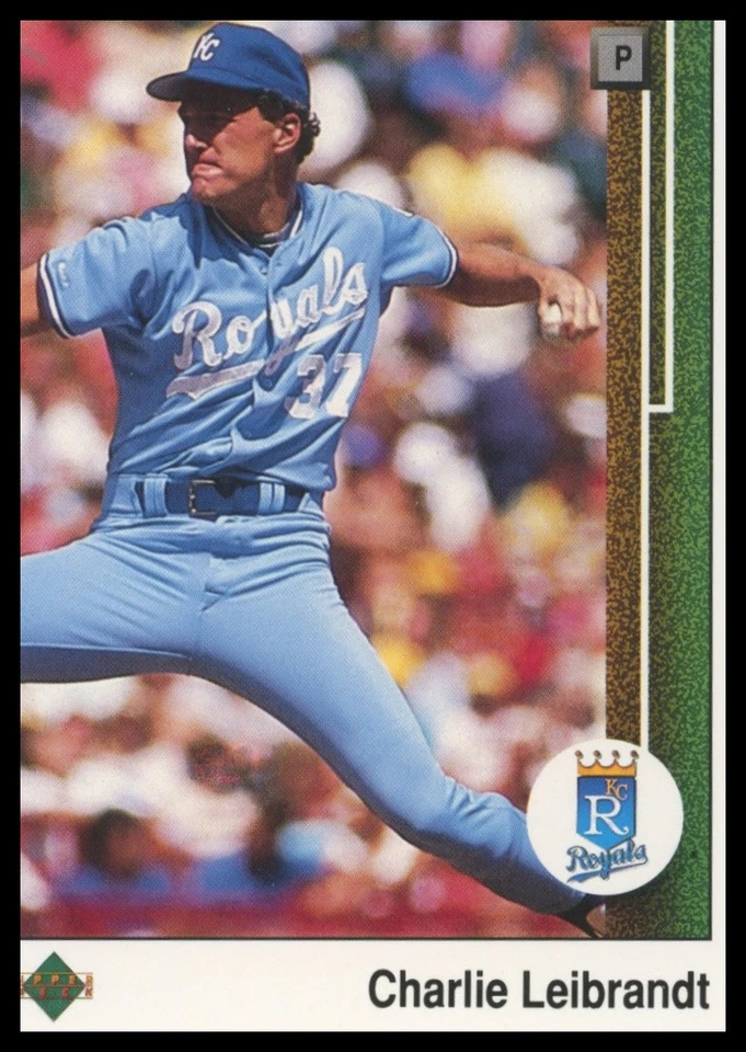 1989 Upper Deck #637 Charlie Leibrandt Kansas City Royals - Image 1 of 1