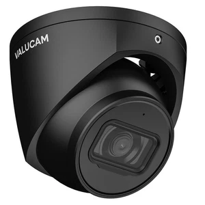 VALUCAM 4MP IP POE Wired Turret Security Camera MIC Smart Motion Detect Black - Picture 1 of 10