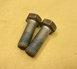 OEM Mercedes Benz Rear Brake Caliper Mounting Bolt Bolts Hardware x2 - Picture 1 of 4