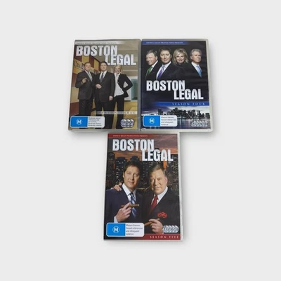 Boston Legal Complete Seasons 3-5 James Spader William Shatner Region 4 Drama - image 1 of 4