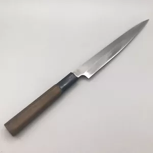 Cuchillo de cocina Yanagiba de acero al carbono 7,6" 193 mm Echizen Sawakazuma Edo Kikusui - Imagen 1 de 24
