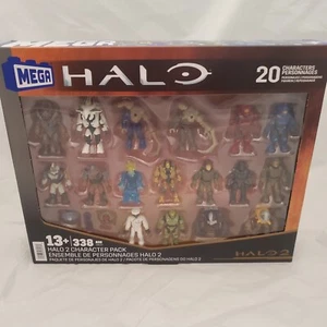 2024 MEGA Halo 2 Character Figure Pack 20 Characters with 338 Pieces NEW In Hand - Picture 1 of 4