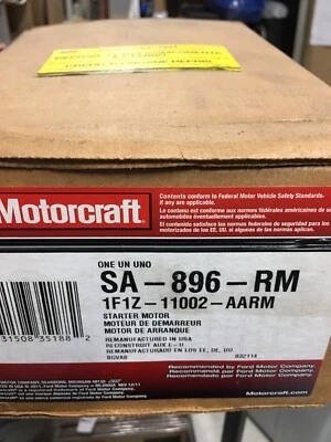 FORD REMAN STARTER 1998-2005 TAURUS SABLE 3.0 4V & SHO 1995-99 CONTINENTAL 4.6 1 - Image 1 of 4