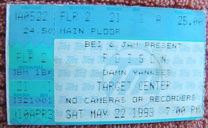 Poison / Damn Yankees Ticket Stub Minneapolis St. Paul 5/22/1993 - Picture 1 of 1