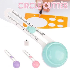 Rotary Circle Cutter Cut Circle Paper Craft Supplies Circular Paper Cutter Tool - Picture 1 of 13