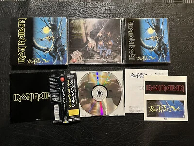 IRON MAIDEN fear of the dark JAPAN CD 1992 W/OBI TOCP-7155 NWOBHM + sticker - Bild 1 von 4