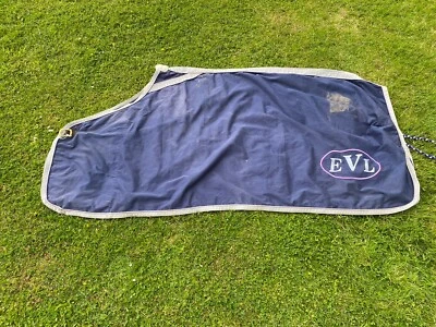 6ft Equiport Blue Cotton Show Rug No Belly Straps Competition Winners Rug - Image 1 of 4