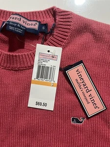 NWT Boys VINEYARD VINES Sailor Red Knit Sweater - Size S (8-10) - Picture 1 of 3