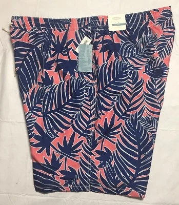 Old Navy Men's Size XXL Swimwear Trunks Shorts Palm Above Knee Drawstring Waist - Image 1 of 4