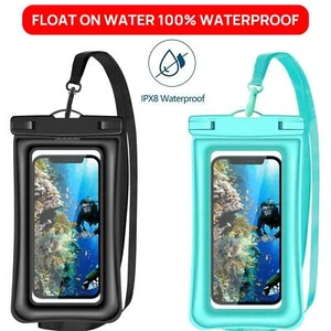Waterproof Phone Pouch Dry Bag Portable Lanyard For iPhone 16/15/14/13/12/11/XR - Picture 1 of 10
