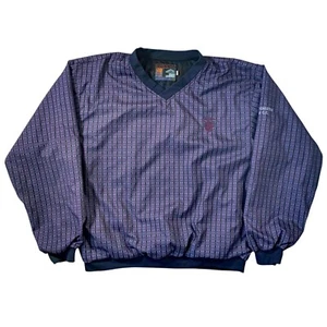 Forrester's Outerwear Vintage Womens Golf Plaid Purple Windbreaker Medium M - Picture 1 of 12