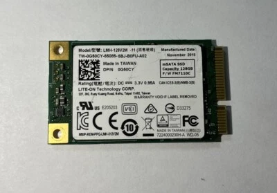 Liteon LMH-128V2M 128GB mSATA 1.8" Solid State Drive - Image 1 of 2