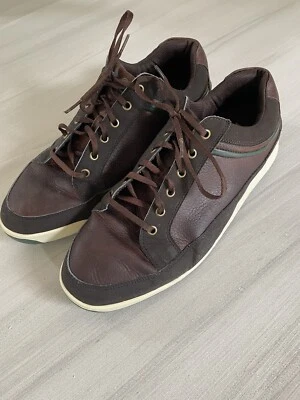 Zapatos de golf FootJoy 54275 FJ Contour informales de cuero marrón para hombre EE. UU. 13,5 W de ancho Foto 1 de 4
