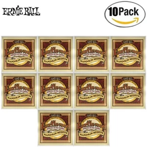 10-PACK Ernie Ball 2065 Earthwood 80/20 Bronze Mandolin Medium Strings 10-36 - Picture 1 of 1