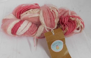 Delicious Yarns~ PARFAIT~#11 STRAWBERRY(Pinks) Mohair Wool Nylon Blend #5 Bulky - Picture 1 of 9