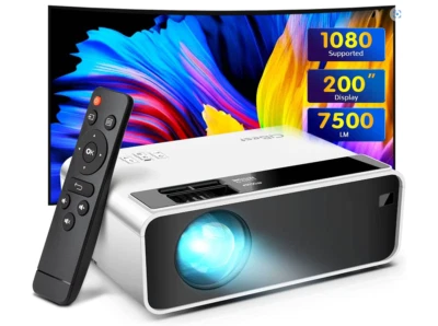 Cibest Mini Projector, 2022 Upgraded Video Projector Outdoor Movie Project New - Image 1 of 4