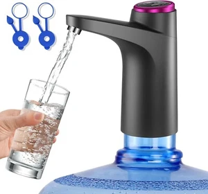Water Pump for 5 Gallon Water Bottle, 5 Gallon Water Dispenser, USB Charging Aut - Picture 1 of 6