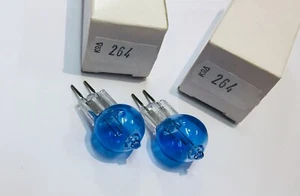 COPPIA LAMPADE LAMPADINE RIATEC HP24W 12V 24W CON VETRO AZZURRO EFFETTO BIANCO - Foto 1 di 1