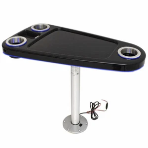 ITC Marine Boat Table System TTT1834-A9C4B5P | Blue Illuminated - Picture 1 of 8