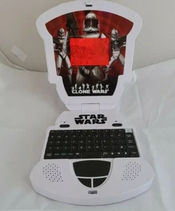 Star Wars Clone Wars Oregon Scientific Toy Learning Laptop Commander Fox Trooper - Picture 1 of 4