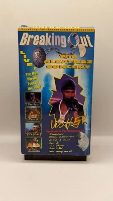 Breaking Out: The Alcatraz Concert - VHS - Usher - Run DMC - HIP HOP OOP RARE - Image 1 of 3